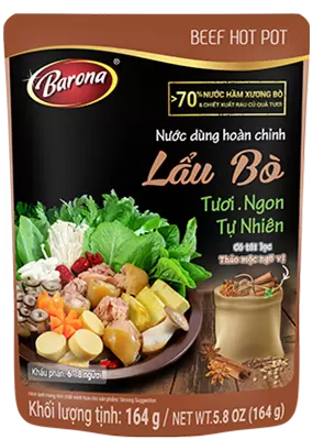 Nước Dùng Hoàn Chỉnh Barona - Lẩu Bò