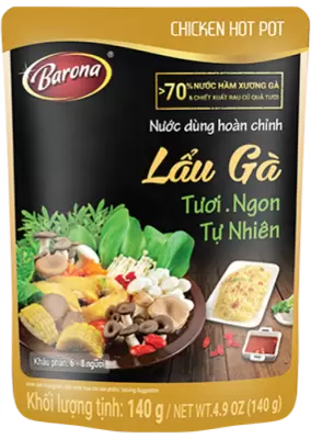 Nước Dùng Hoàn Chỉnh Barona - Lẩu Gà