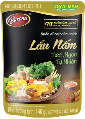 Nước Dùng Hoàn Chỉnh Barona - Lẩu Nấm