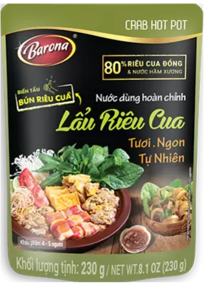 Nước Dùng Hoàn Chỉnh Barona - Lẩu Riêu Cua
