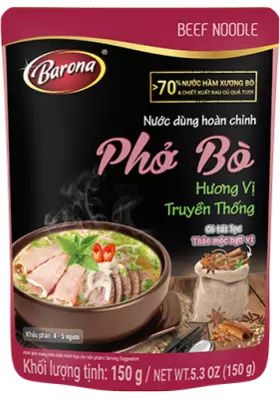 Nước Dùng Hoàn Chỉnh Barona - Phở Bò