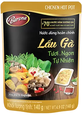 Nước Dùng Hoàn Chỉnh Barona - Lẩu Gà
