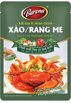 Xốt Gia Vị Hoàn Chỉnh Barona - Xào/Rang Me