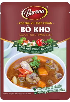Xốt Gia Vị Hoàn Chỉnh Barona - Bò Kho