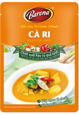 Xốt Gia Vị Hoàn Chỉnh Barona - Cà Ri