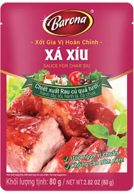Xốt Gia Vị Hoàn Chỉnh Barona - Xá Xíu