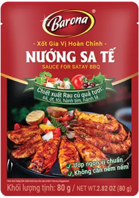 Xốt Gia Vị Hoàn Chỉnh Barona - Nướng Sa Tế