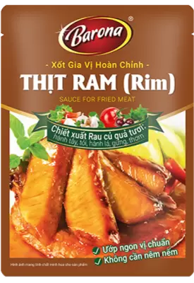 Xốt Gia Vị Hoàn Chỉnh Barona - Thịt Ram (Rim)